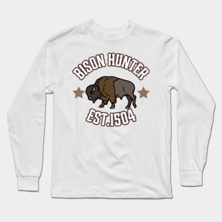 Bison Hunter Long Sleeve T-Shirt